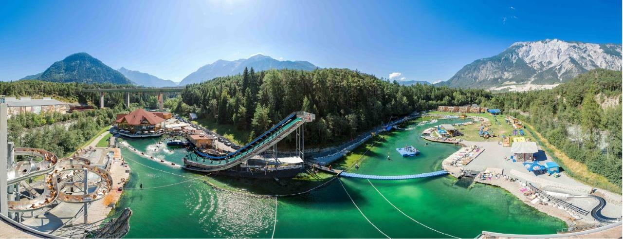 AREA 47 - Tirol Hotel Ötztal-Bahnhof Kültér fotó
